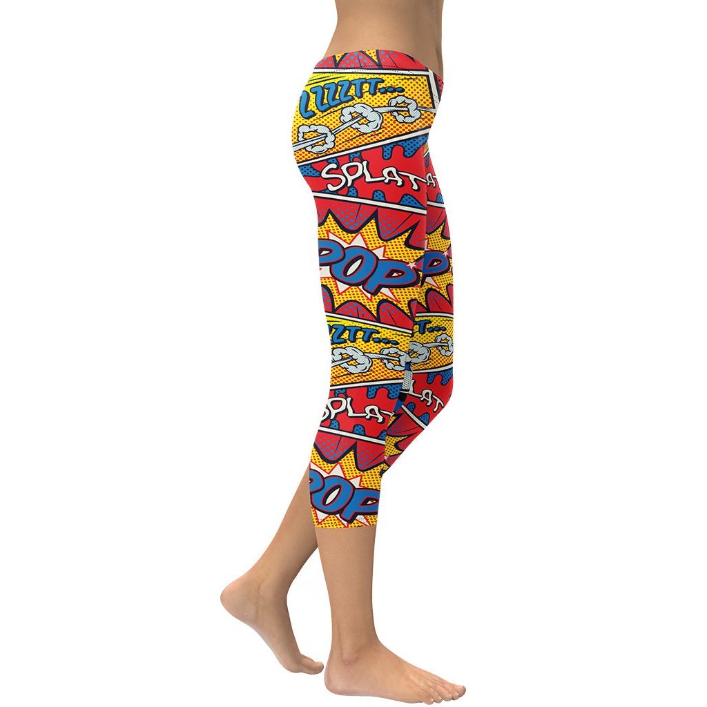 Superhero Comics Capris