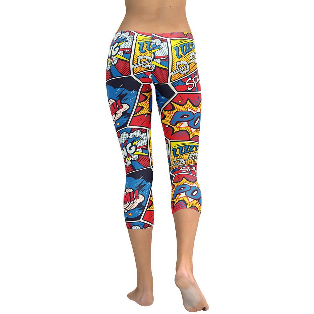 Superhero Comics Capris