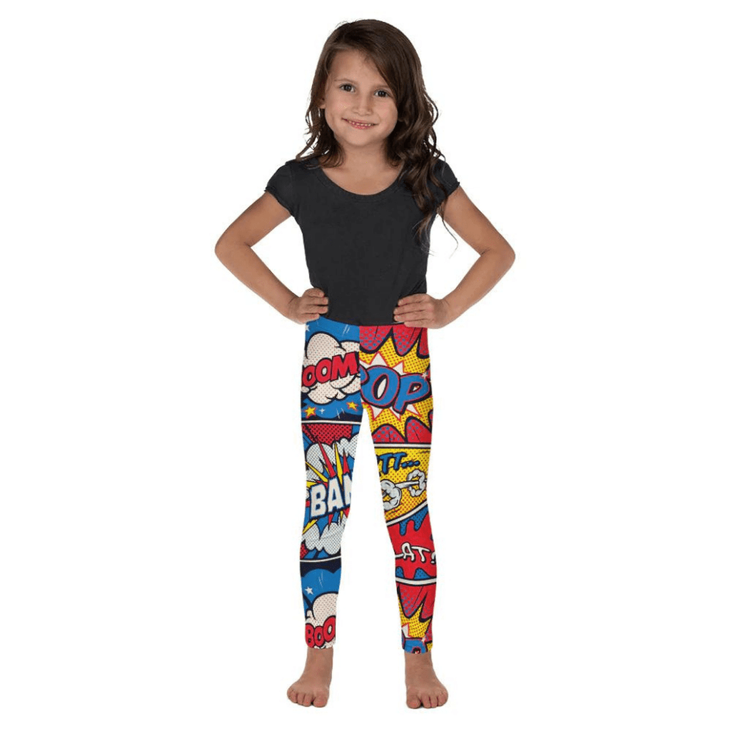 Superhero Comics Kid's Leggings