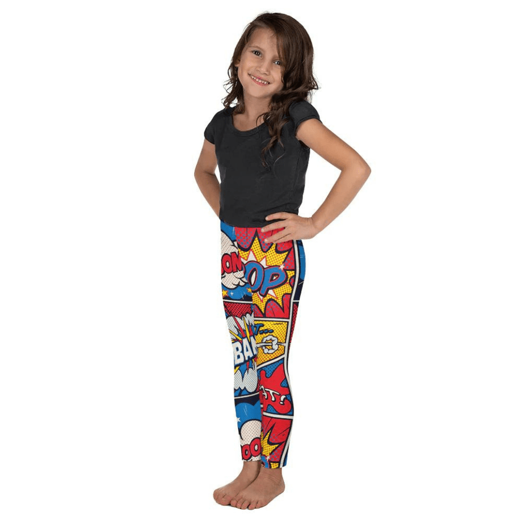 Superhero Comics Kid's Leggings