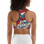 Superhero Comics Sports Bra