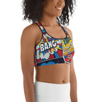 Superhero Comics Sports Bra