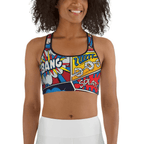 Superhero Comics Sports Bra