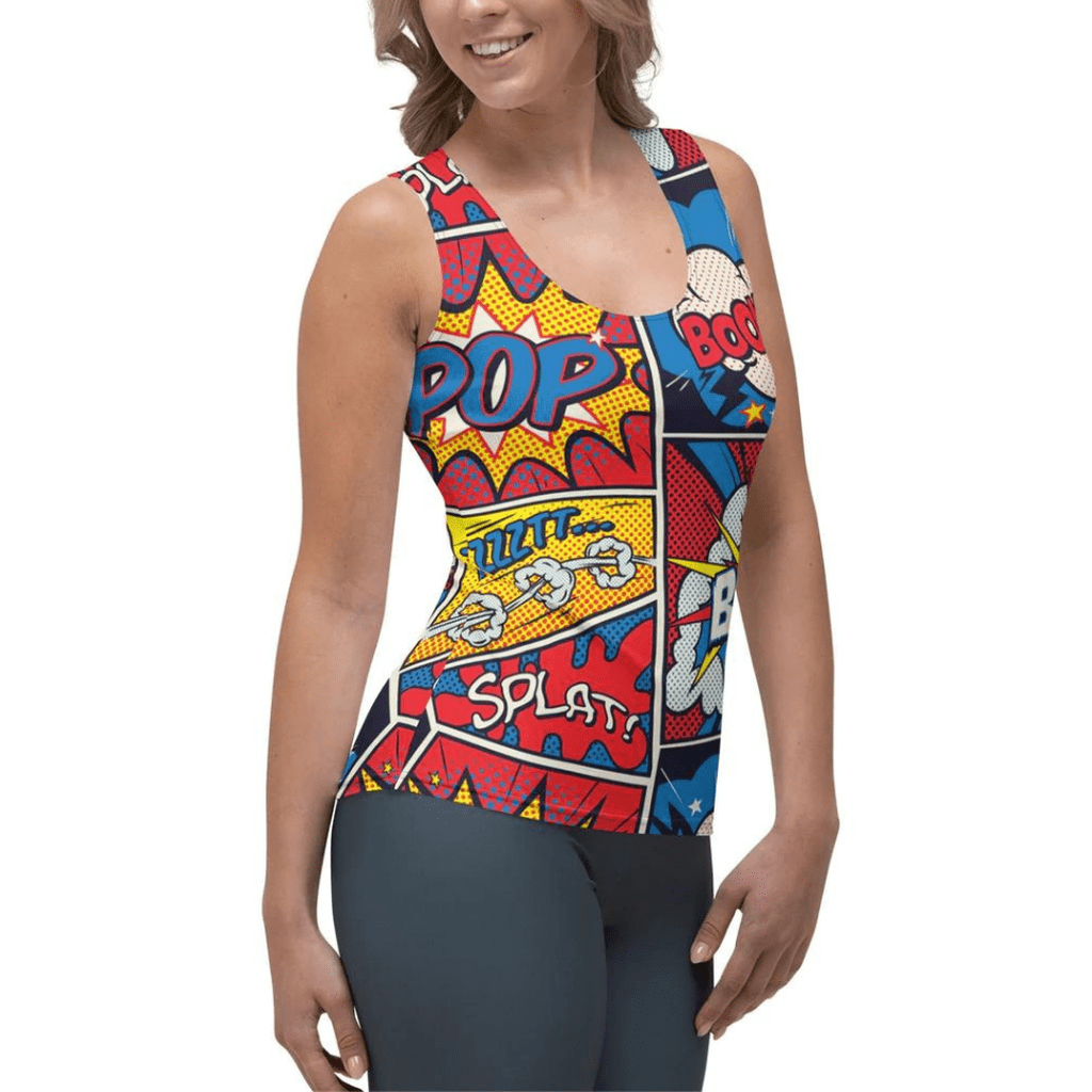 Superhero Comics Tank Top