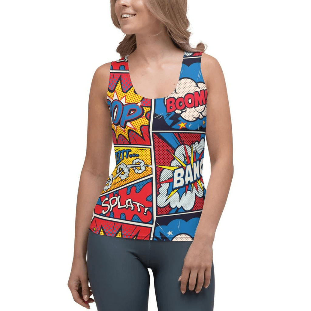 Superhero Comics Tank Top