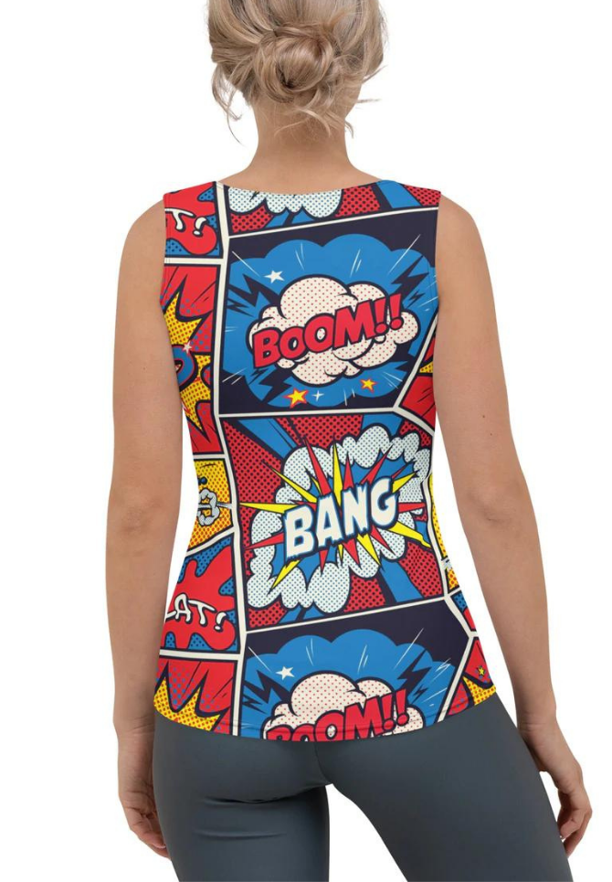 Superhero Comics Tank Top