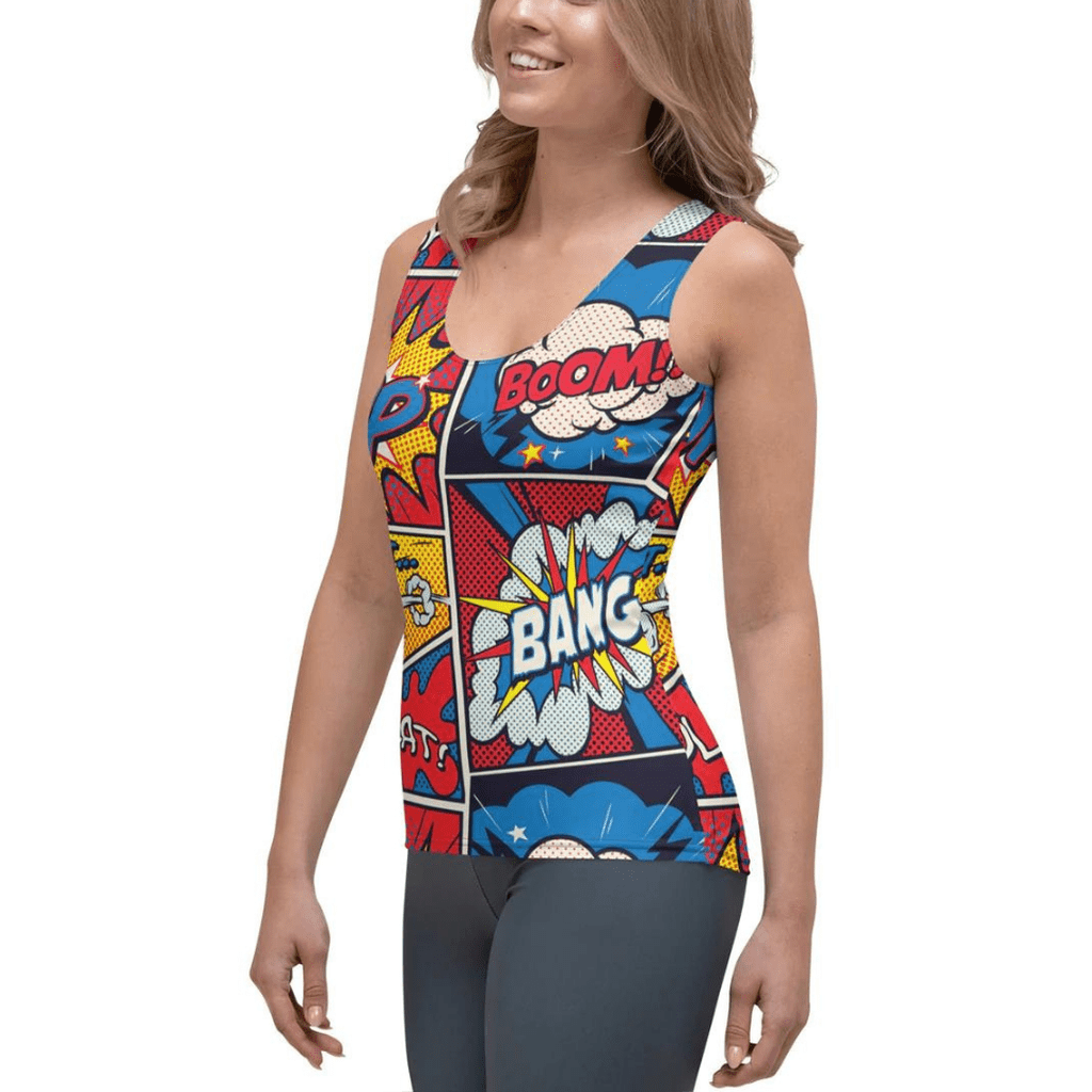 Superhero Comics Tank Top