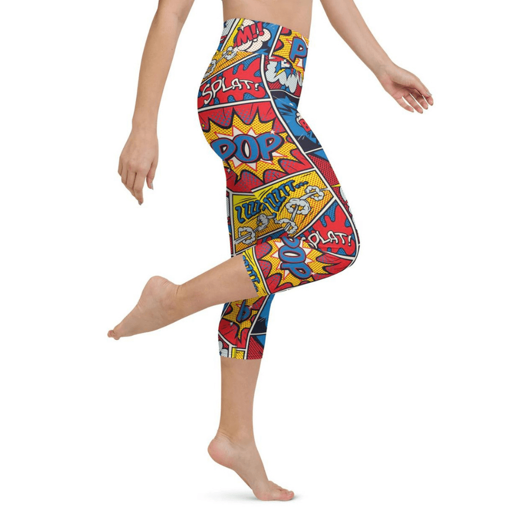 Superhero Comics Yoga Capris
