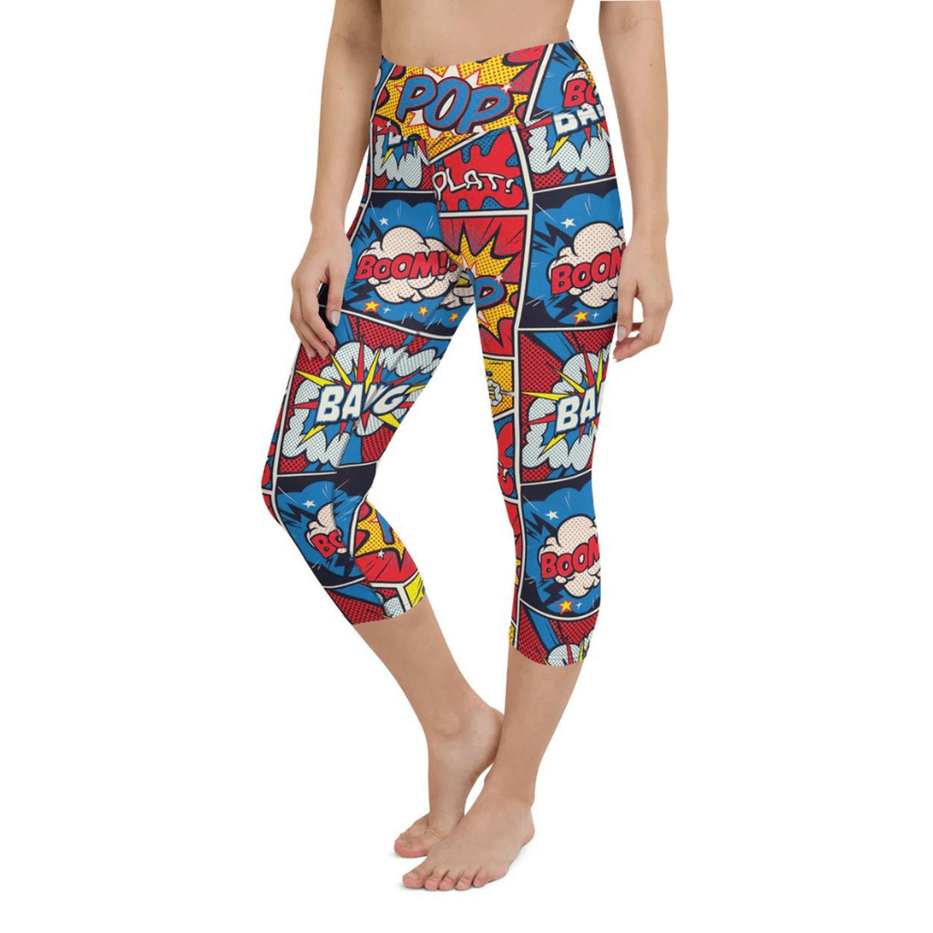 Superhero Comics Yoga Capris
