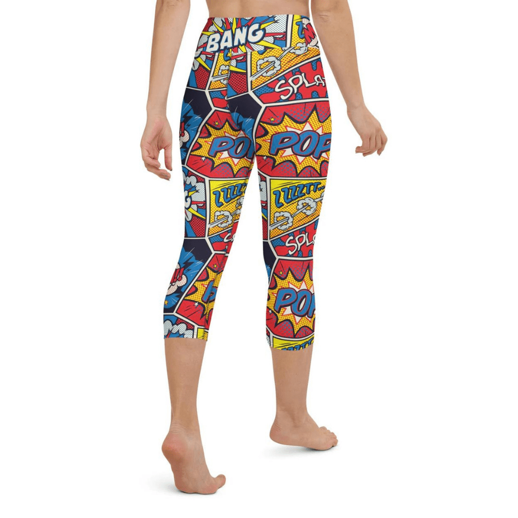 Superhero Comics Yoga Capris