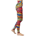 Superhero Comics Yoga Leggings