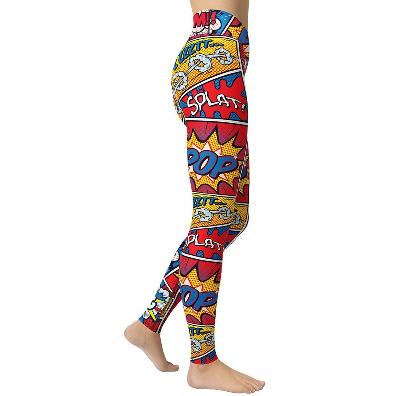 Superhero Comics Yoga Leggings
