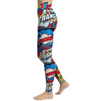 Superhero Comics Yoga Leggings