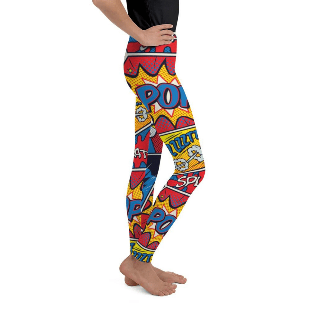 Superhero Comics Youth Leggings