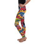 Superhero Comics Youth Leggings
