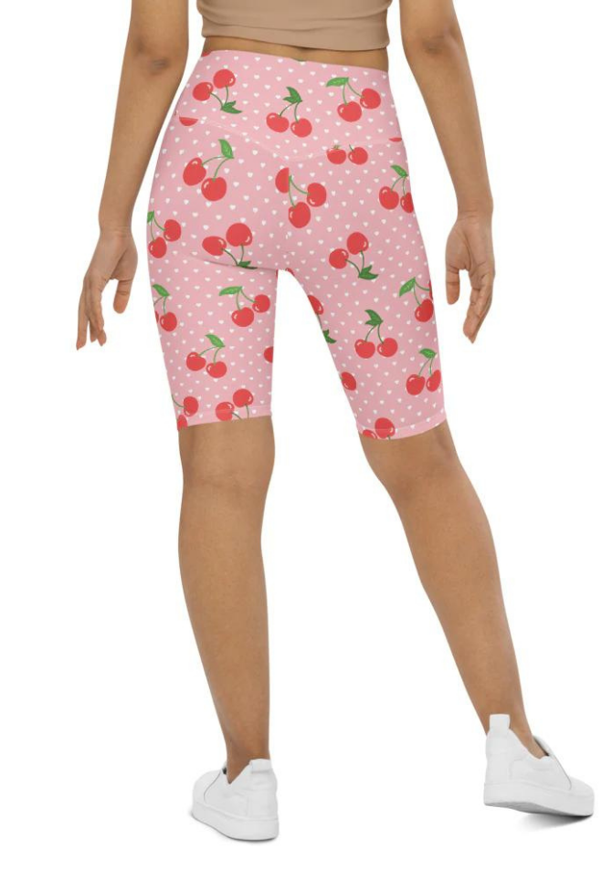 Sweet Cherry Biker Shorts