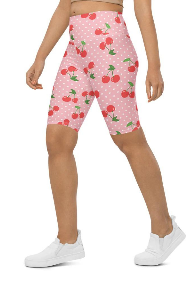 Sweet Cherry Biker Shorts