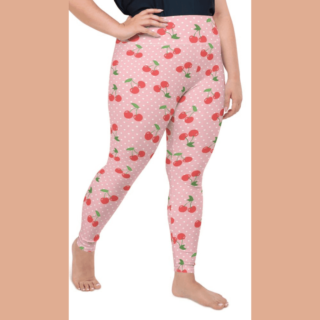Sweet Cherry Plus Size Leggings