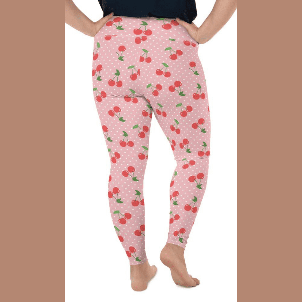 Sweet Cherry Plus Size Leggings