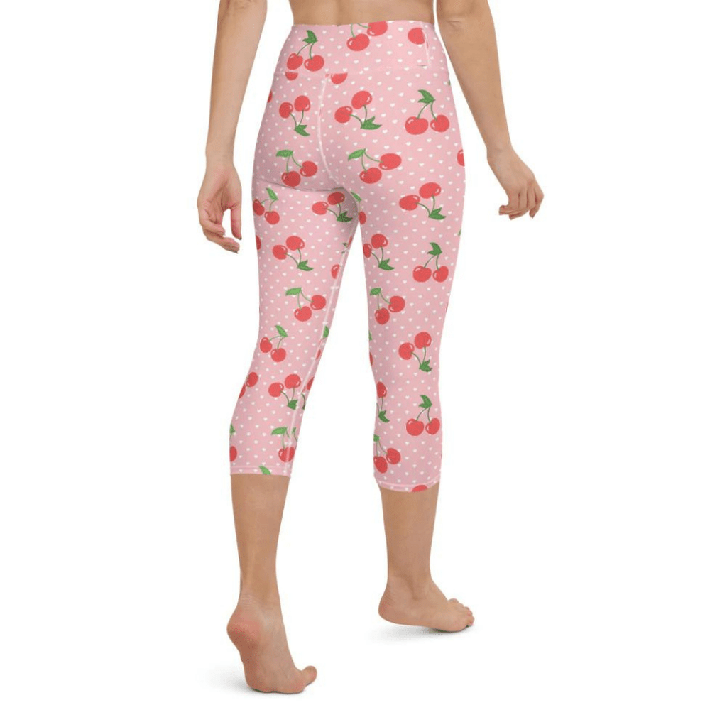 Sweet Cherry Yoga Capris