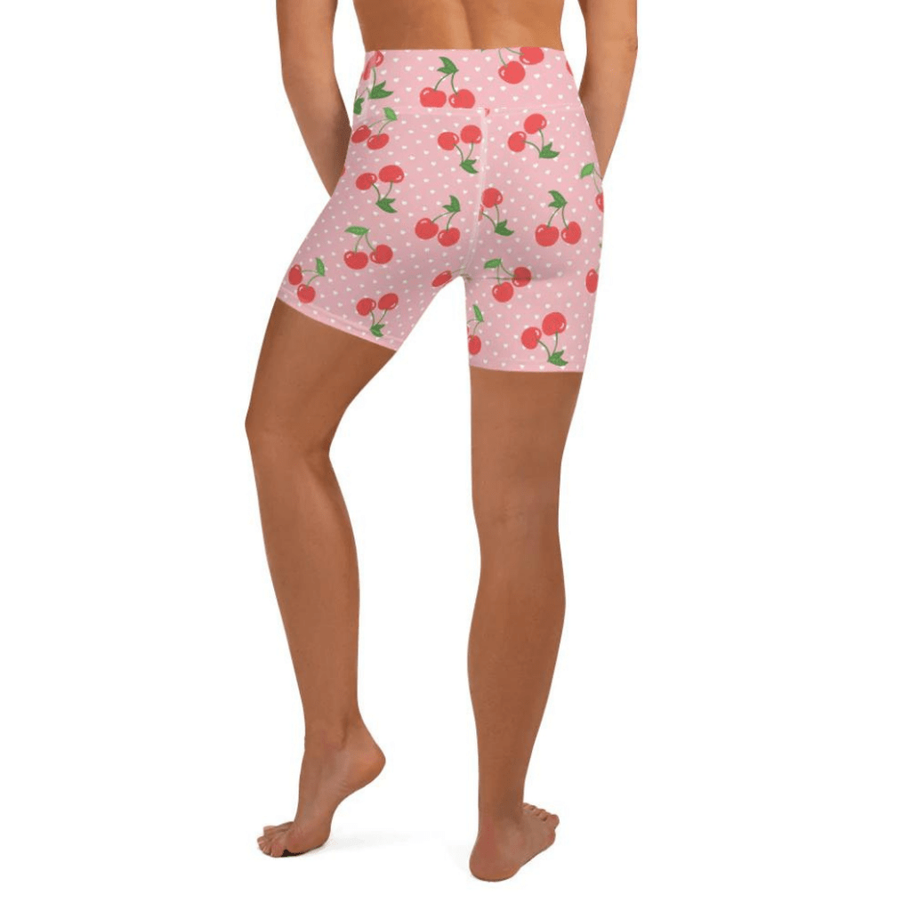 Sweet Cherry Yoga Shorts