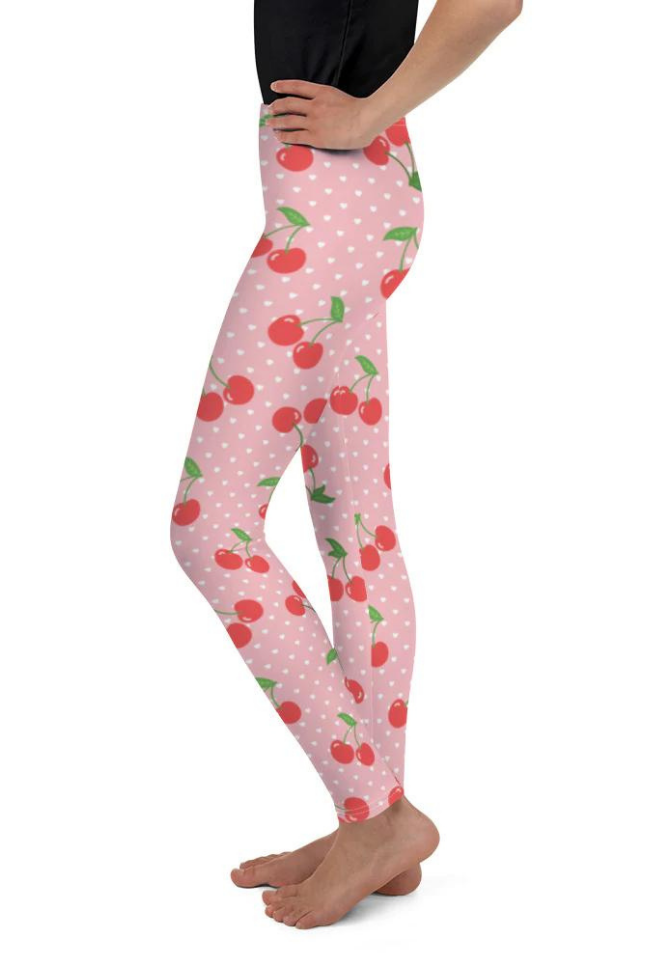 Sweet Cherry Youth Leggings