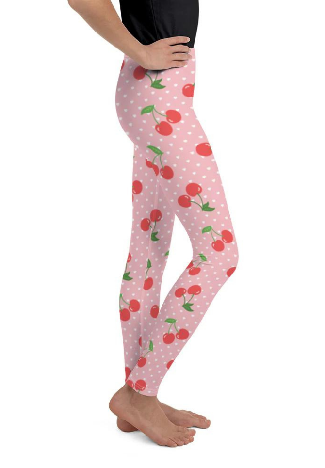 Sweet Cherry Youth Leggings