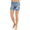 Warm Nude Denim Shorts Leggings