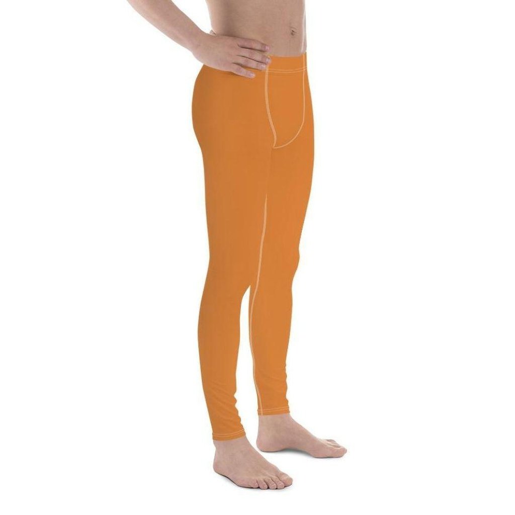 Tangerine Orange Men's Leggings