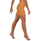 Tangerine Orange Yoga Shorts