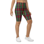 Tartan Christmas Biker Shorts