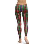 Tartan Christmas Leggings - FiercePulse - Premium Workout Leggings - Yoga Pants