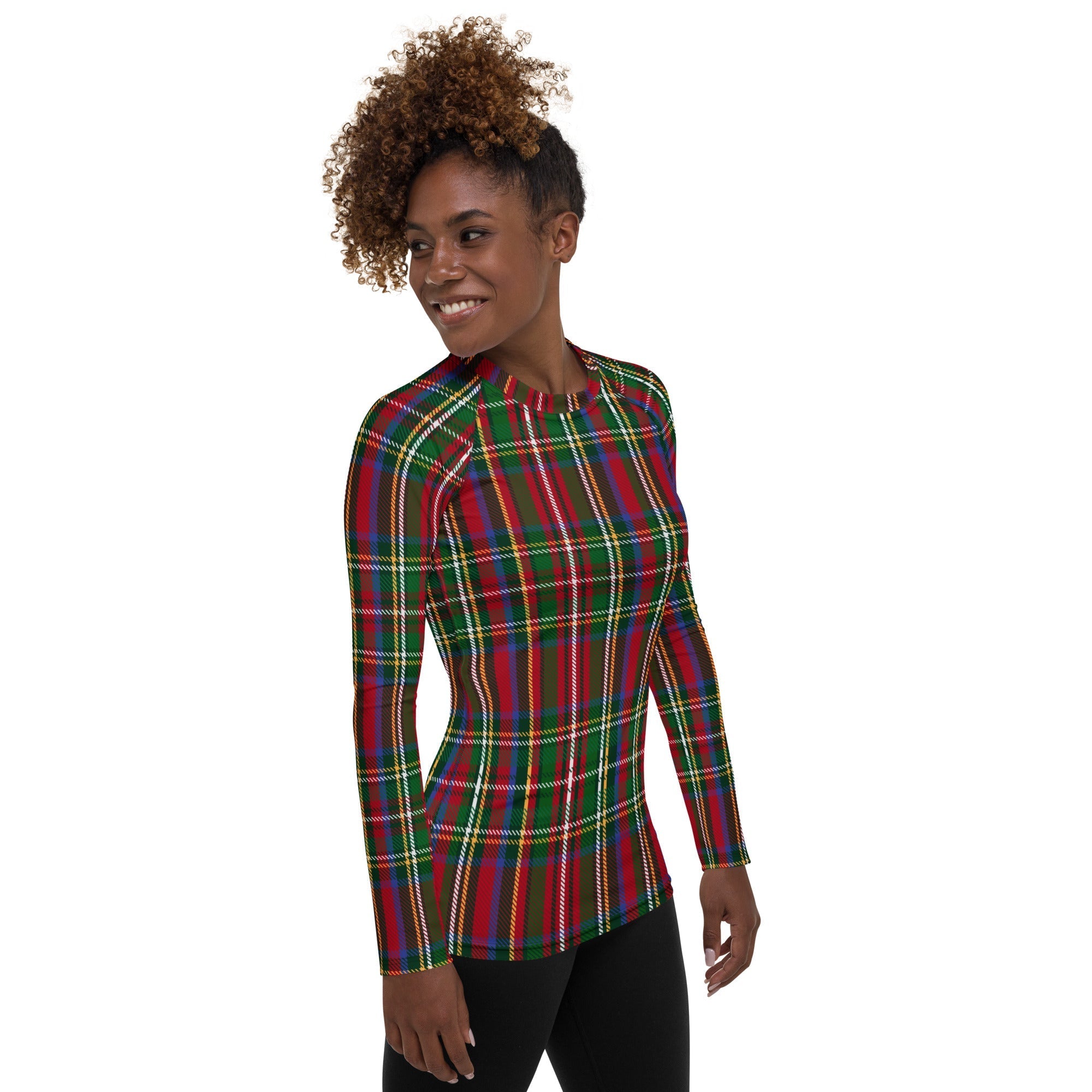 Tartan Christmas Rash Guard