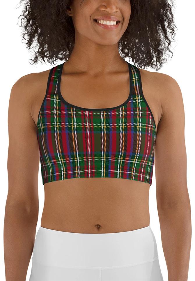 Tartan Sports Bra