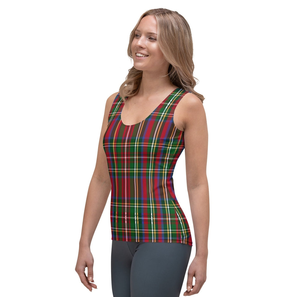 Tartan Christmas Tank Top