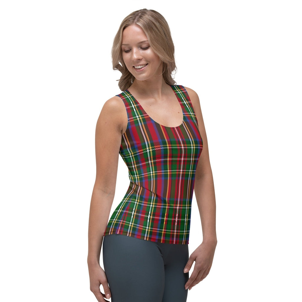 Tartan Christmas Tank Top