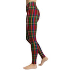 Tartan Christmas Yoga Leggings - FiercePulse - Premium Workout Leggings - Yoga Pants