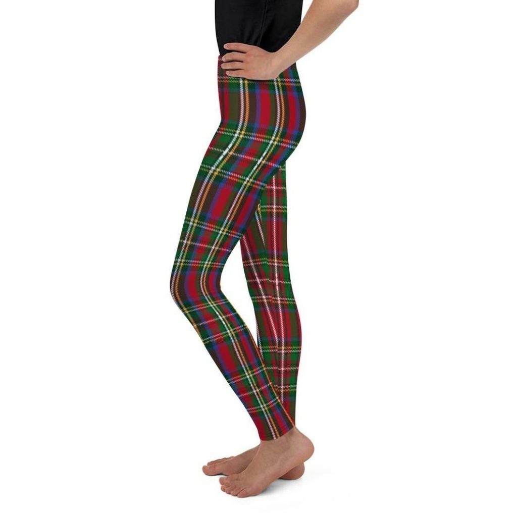 Tartan Christmas Youth Leggings