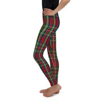 Tartan Christmas Youth Leggings