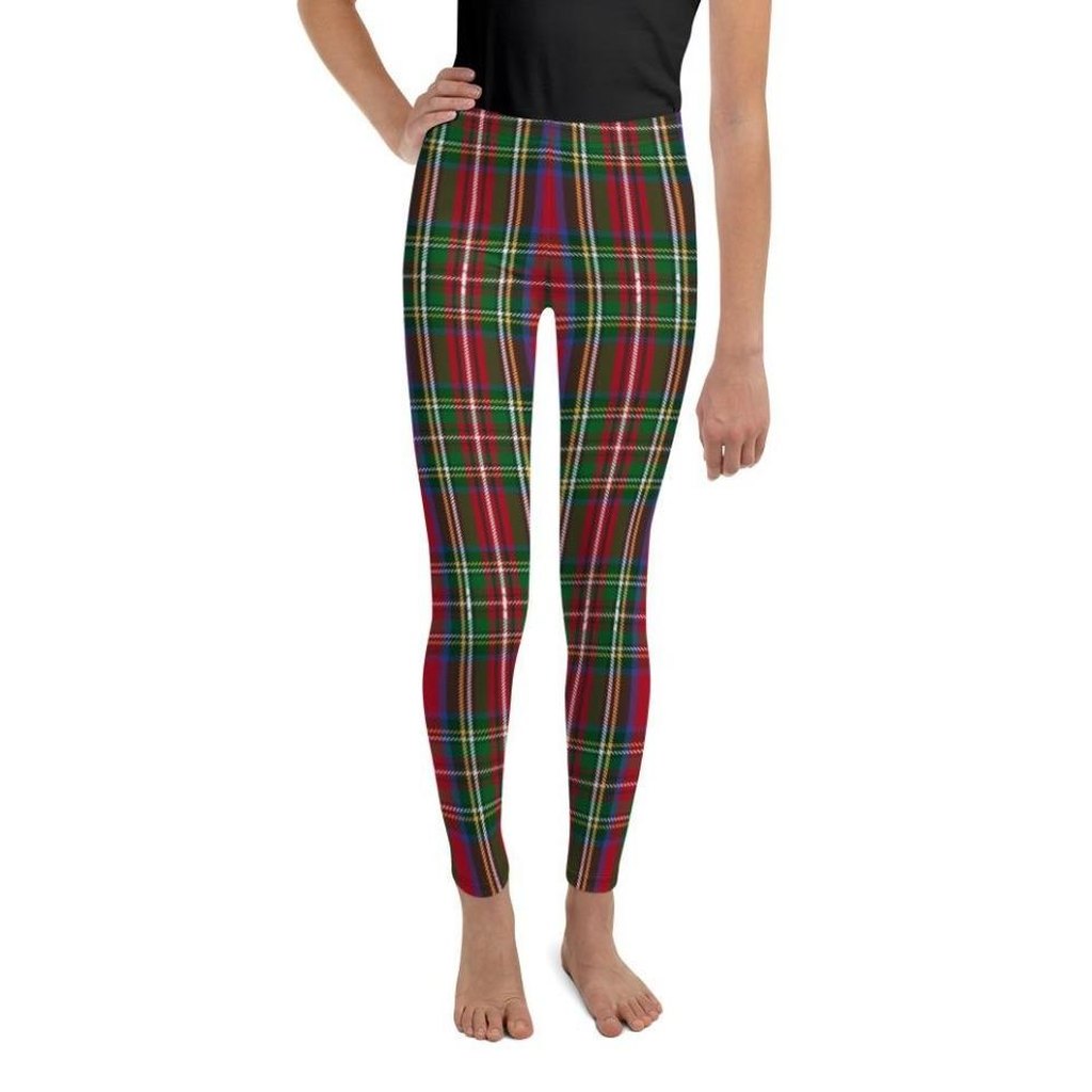 Tartan Christmas Youth Leggings