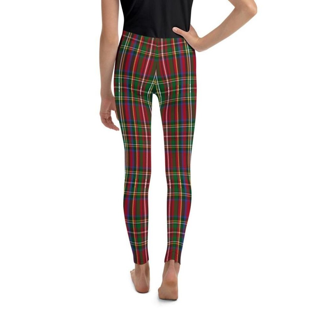 Tartan Christmas Youth Leggings