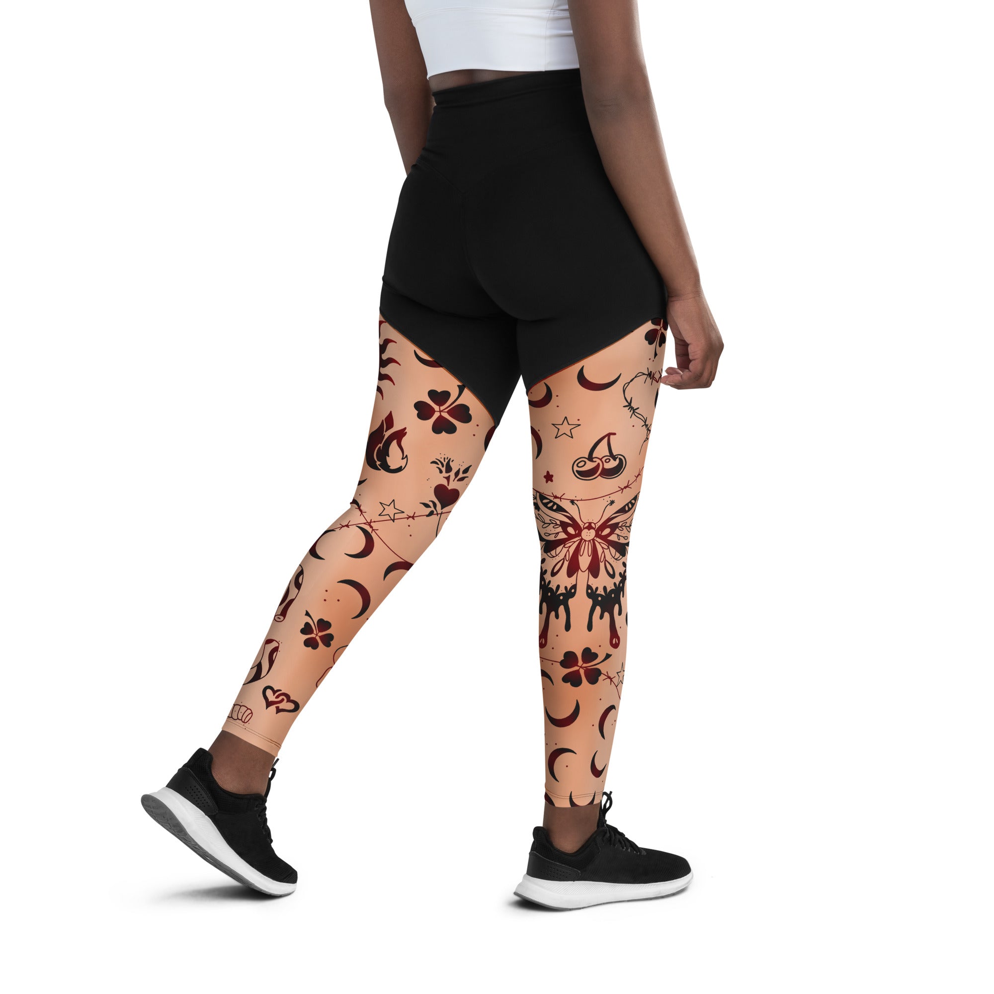 Tattoo Inspired Compression Leggings