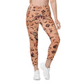 Tattoo Inspired Crossover Leggings With Pockets