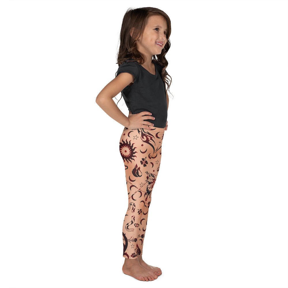 Tattoo Inspired Kid's Leggings