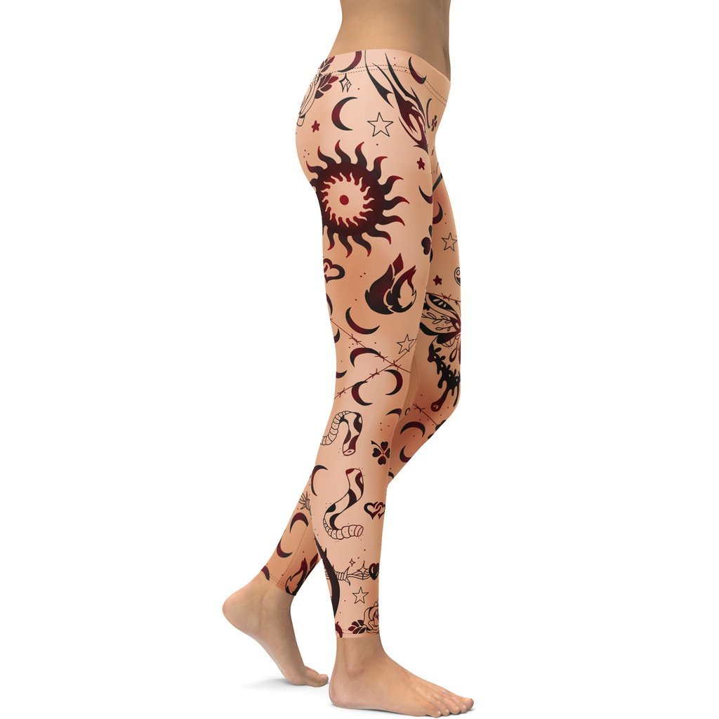 Tattoo Inspired Leggings