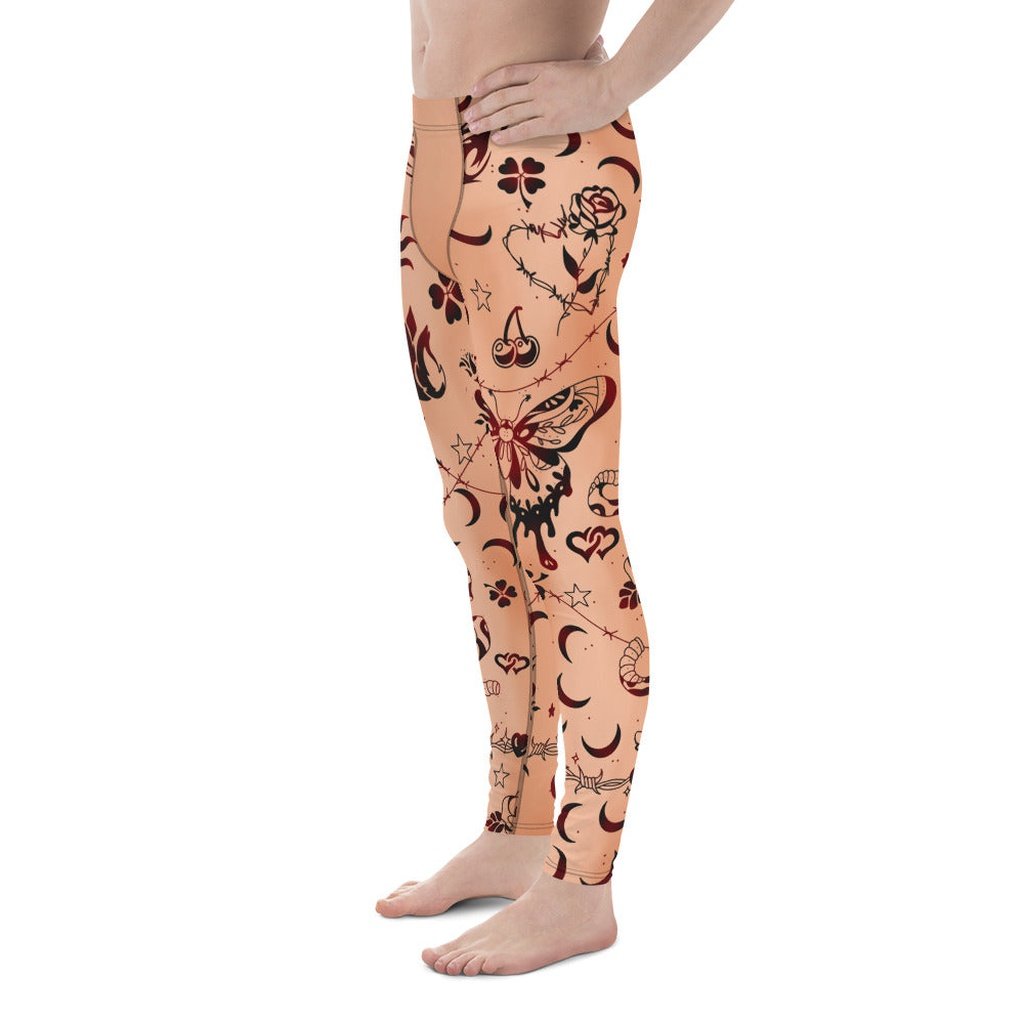 Tattoo Inspired Men's Leggings