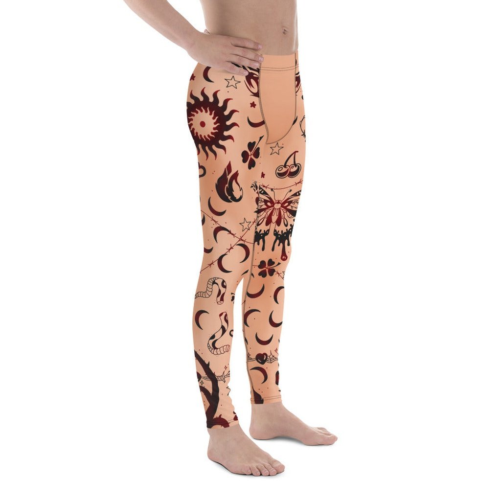 Tattoo Inspired Men's Leggings