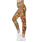Thanksgiving Celebration Leggings With Pockets