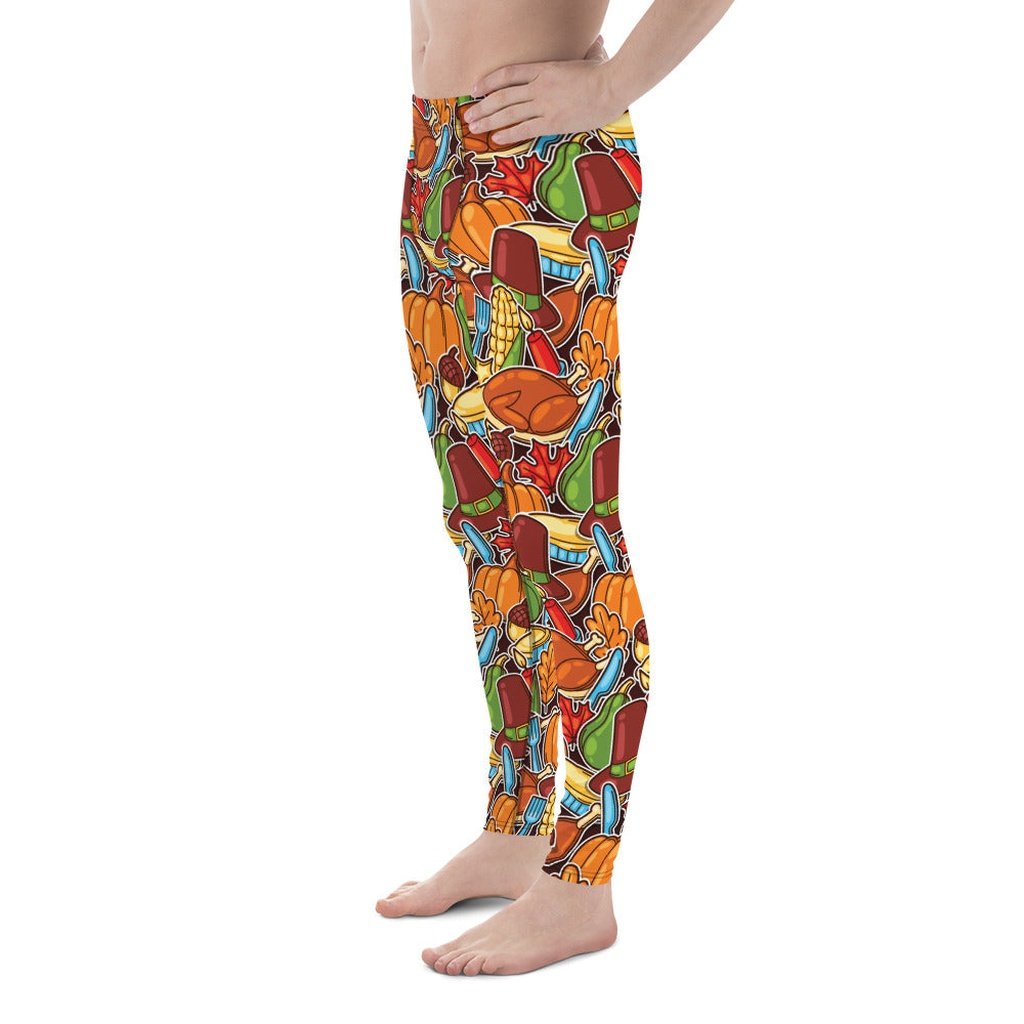 Thanksgiving Celebration Men's Leggings