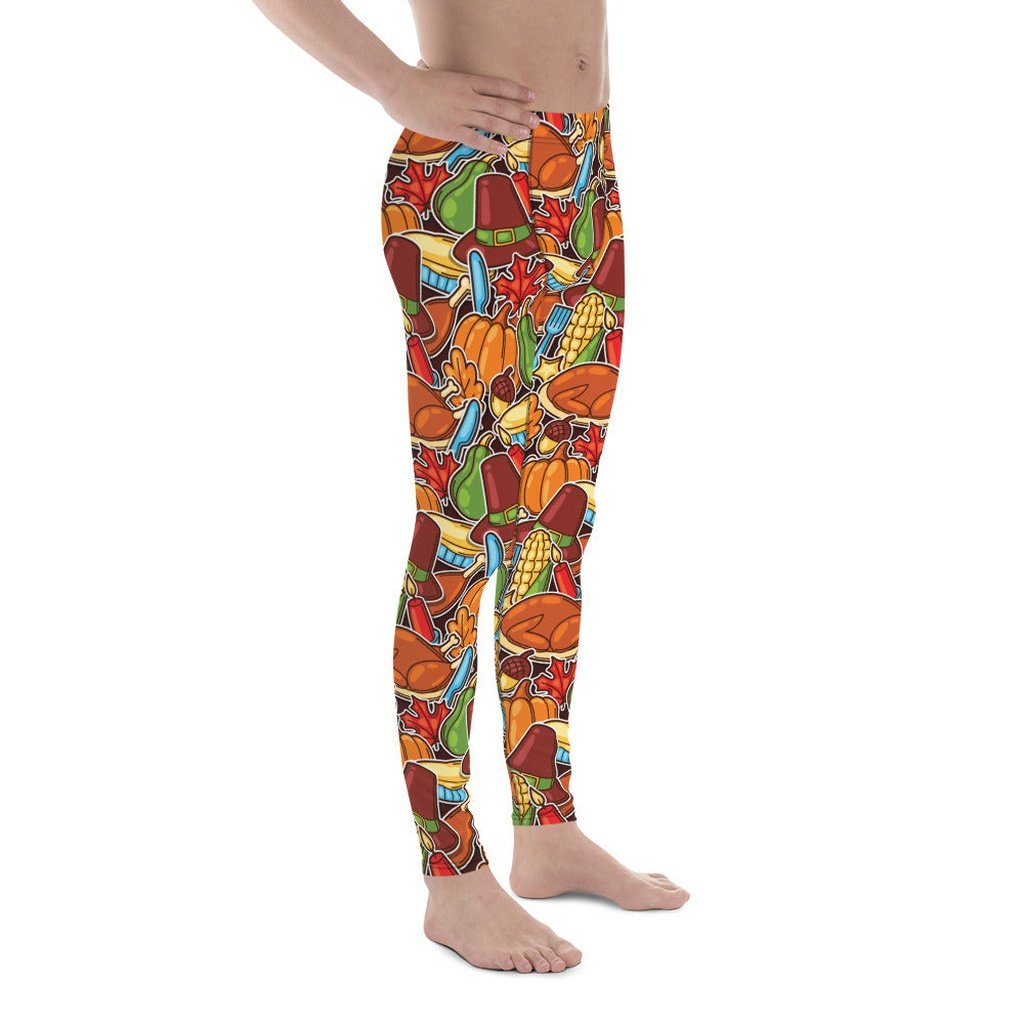 Thanksgiving Celebration Men's Leggings